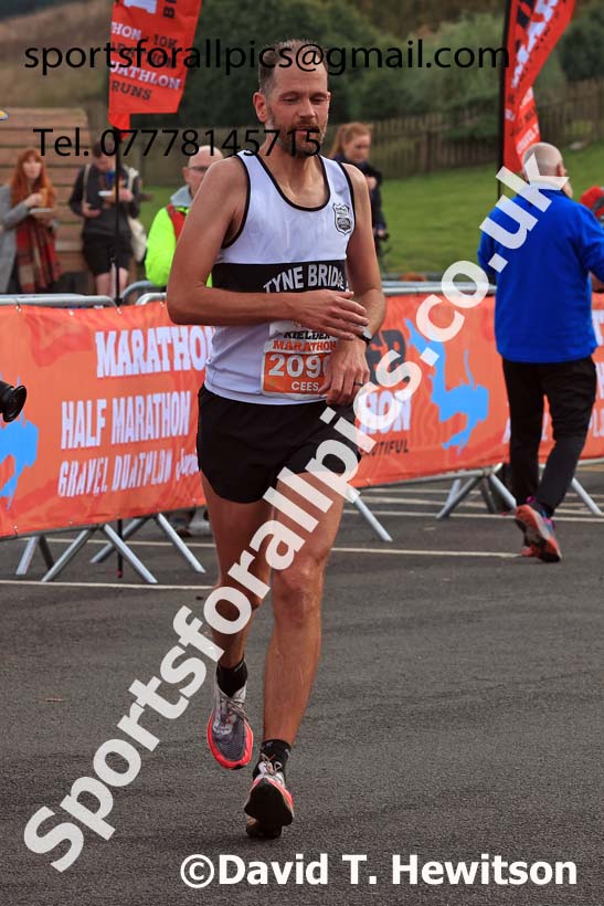 The 2024 Kielder Marathon, 2024 Kielder Marathon and Half Marathon.   Photo: David T. Hewitson/Sports for All Pics